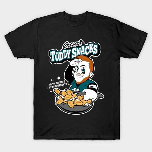 Carson's Tuddy's Snacks T-Shirt by luisurueta